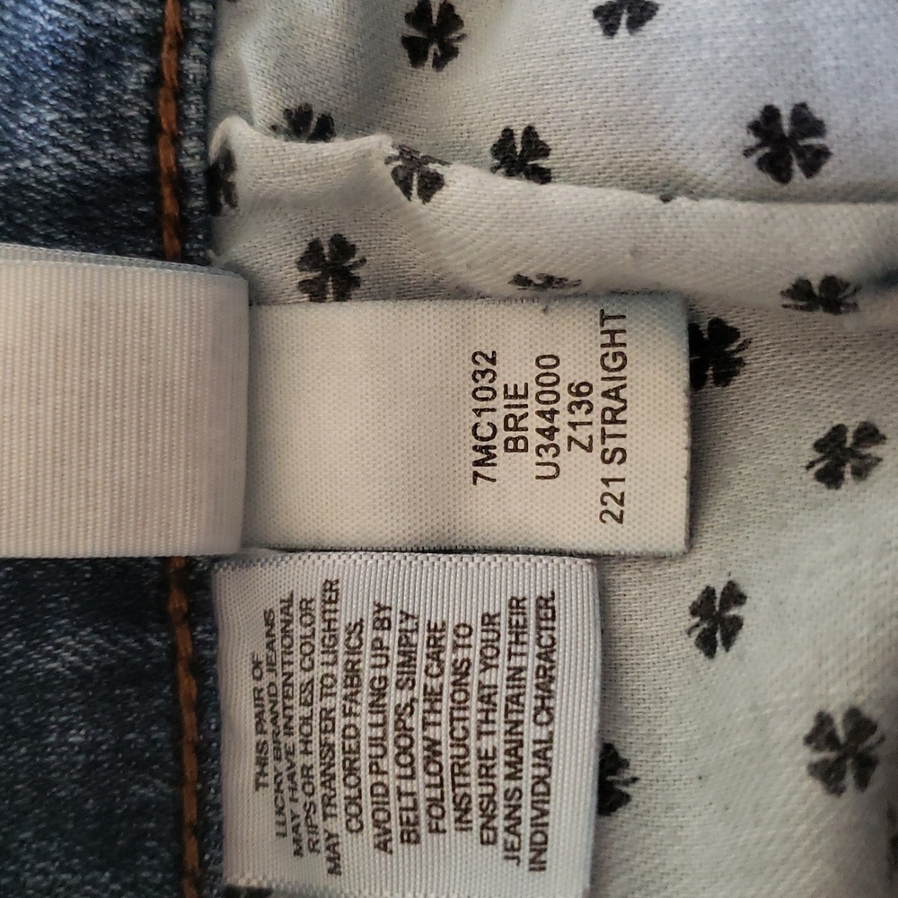 Lucky Brand 221 Straight Jeans Size 34 - Picture 11 of 16